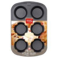 Good Cook Muffin Pan, 6 Cup, 1 Each