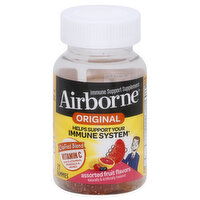 Airborne Immune Support Supplement, Original, Gummies, Assorted Fruit Flavors, 21 Each