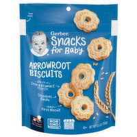 Gerber Snack for Baby Biscuits, Arrowroot, 10+ Months, 5.5 Ounce