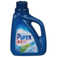 Purex Detergent, Concentrated, Mountain Breeze, 4 in 1, 75 Fluid ounce