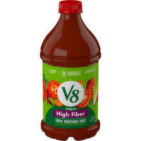 V8® High Fiber Original 100% Vegetable Juice, 46 Fluid ounce