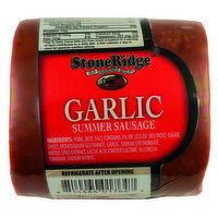 StoneRidge Garlic Summer Sausage, 15 Ounce