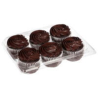 Cub Chocolate Fudge Cupcakes, 6 Each