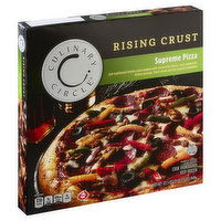 Culinary Circle Pizza, Rising Crust, Supreme, 33.5 Ounce