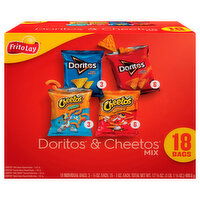 Frito Lay Doritos & Cheetos Mix, 18 Each