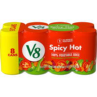 V8® Spicy Hot 100% Vegetable Juice, 44 Fluid ounce