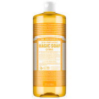 Dr. Bronner's Magic Soap, Pure-Castile, 18-in-1, Citrus, 32 Fluid ounce