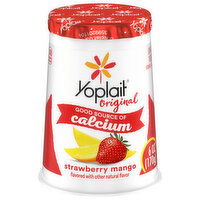 Yoplait Original Yoplait, Low Fat, Strawberry Mango, 6 Ounce