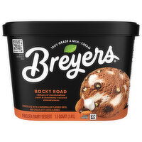 Breyers Rocky Road Frozen Dairy Dessert, 1.5 Quart