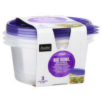 Essential Everyday Reusable Containers, Big Bowl, 48 Fluid Ounce, 3 Each