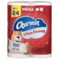 Charmin Ultra Strong Bathroom Tissue, 2-Ply, Mega, 6 Each