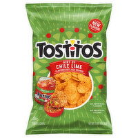 Tostitos Hint of Chile Lime Flavored Bite Size Rounds Tortilla Chips, 11 Ounce