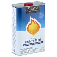 Essential Everyday Lighter Fluid, Charcoal, 32 Ounce