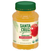 Santa Cruz Organic Unsweetened Applesauce, 23 Ounce