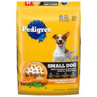Pedigree Food for Dogs, Adult, Small Dog, Roasted Chicken, Rice & Vegetable Flavor, 14 Pound