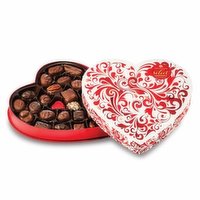 Abdallah Valentine’s Day Red Swirl Box Assorted Chocolate, 12.25 Ounce