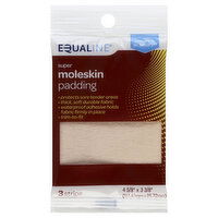 Equaline Padding, Moleskin, Super, 3 Each