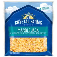 Crystal Farms Cheeses, Marble Jack, 32 Ounce