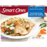 Smart Ones Homestyle Turkey Breast with Stuffing, Gravy & Vegetables Frozen Meal, 9 Ounce