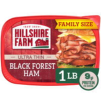 Hillshire Farm Ultra Thin Sliced Black Forest Ham Sandwich Meat, 16 Ounce