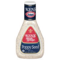 Ken's Steak House Dressing, Poppy Seed, 16 Ounce