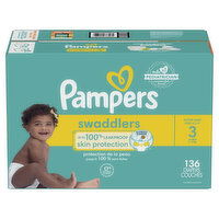 Pampers Swaddlers Swaddlers Diaper Size 3, 136 Each