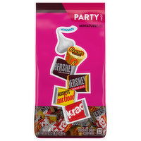 Hershey Chocolate Candy Assortment, Miniatures Size, Party Pack, 35 Ounce