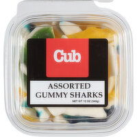 Cub Assorted Gummy Sharks, 12 Ounce