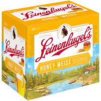 Leinenkugel Honey Weiss Beer, 12 Pack, 12 Ounce, Bottles, 144 Fluid ounce