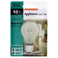 Sylvania Light Bulb, Appliance, 40 Watts, 1 Each