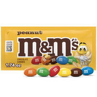 M&M'S M&M'S Peanut Milk Chocolate Candy, Full Size, 1.74 oz Pouch, 1.74 Ounce