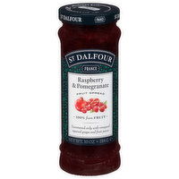 St Dalfour Fruit Spread, Raspberry & Pomegranate, 10 Ounce