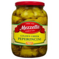 Mezzetta Peperoncini, Golden Greek, Medium Heat, 32 Fluid ounce