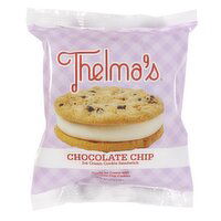 Thelma's 6 oz. Ice Cream Sandwich Thelma's Chocolate Chip with Vanilla Ice Cream Sandwich 6 Fluid Ounce, 6 Fluid ounce