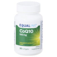 Equaline CoQ10, 100 mg, Softgels, 30 Each