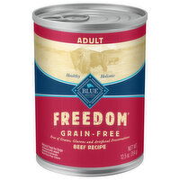 Blue Buffalo BLUE Freedom Freedom Grain Free Natural Adult Wet Dog Food, Beef, 12.5 Ounce