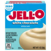 Jell-O Zero Sugar White Chocolate Instant Pudding & Pie Filling, 1 Ounce