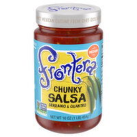 Frontera Chunky Medium Serrano & Cilantro Salsa, 16 Ounce