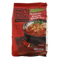 Mikes Mighty Good Ramen Soup, Vegetarian Kimchi, 2.3 Ounce