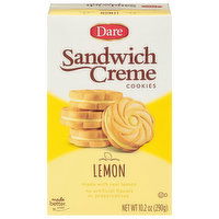 Dare Cookies, Lemon, Sandwich Creme, 10.2 Ounce