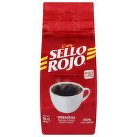 Sello Rojo Coffee, Ground, Medium Roast, 100% Colombian, Premium, 16 Ounce