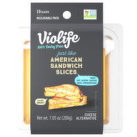 Violife American Sandwich Slices Cheese Alternative, 10 Each