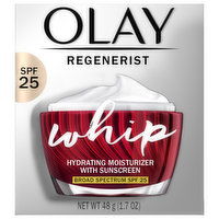 Olay Regenerist Moisturizer, Hydrating, Whip, Broad Spectrum SPF 25, 48 Gram