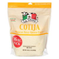 La Chona Cotija Mexican Style Grated Cheese, 16 Ounce