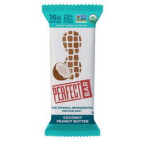 PERFECT BAR Gluten-Free Coconut Peanut Butter Refrigerated Protein Bar, Organic, 2.5 Ounce