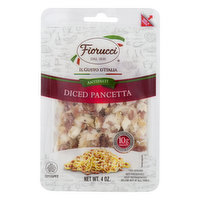 Fiorucci Pancetta, Antipasti, Diced, 4 Ounce