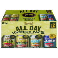 Founders All Day Beer, IPA, Mixed 12 Pack, Variety Pack, 12 Each