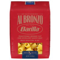 Barilla Al Bronzo Mezzi Rigatoni, N. 322, 1 Pound