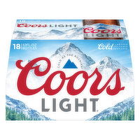 Coors Light Beer, 18 Each