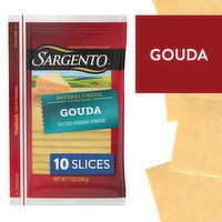 SARGENTO Sargento® Sliced Gouda Natural Cheese, 10 slices, 7.415 Ounce